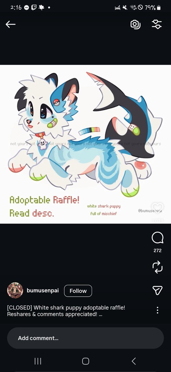 flambostoebeans's tweet photo. i'm looking to get a reference sheet and a illustration of my sona. budget 100$ 

paypal or cashapp.

credit artist not my fursona: @BumuSenpai 

#furryart #fursona #furry #puppyboy https://t.co/LQQNWTIJfP
