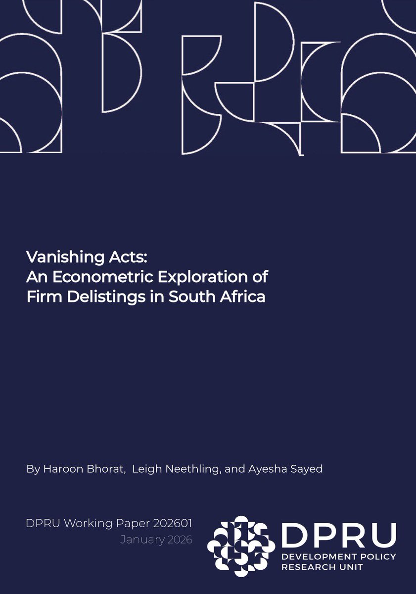 Development Policy Research Unit (DPRU) tweet media