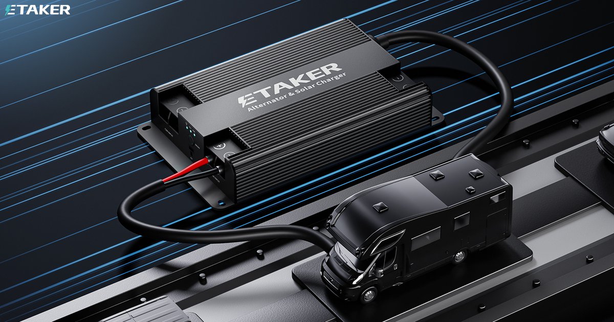 EtakerOfficial's tweet photo. ⛰️ The view changes. The charging never stops.

F1000 Pro taps into the RV's alternator while driving, delivering 1000W of power straight to the battery. 🚐⚡

Arrive charged. Every time.
#Overlanding #CampLife #F1000Pro https://t.co/bmE0pe1Kc7