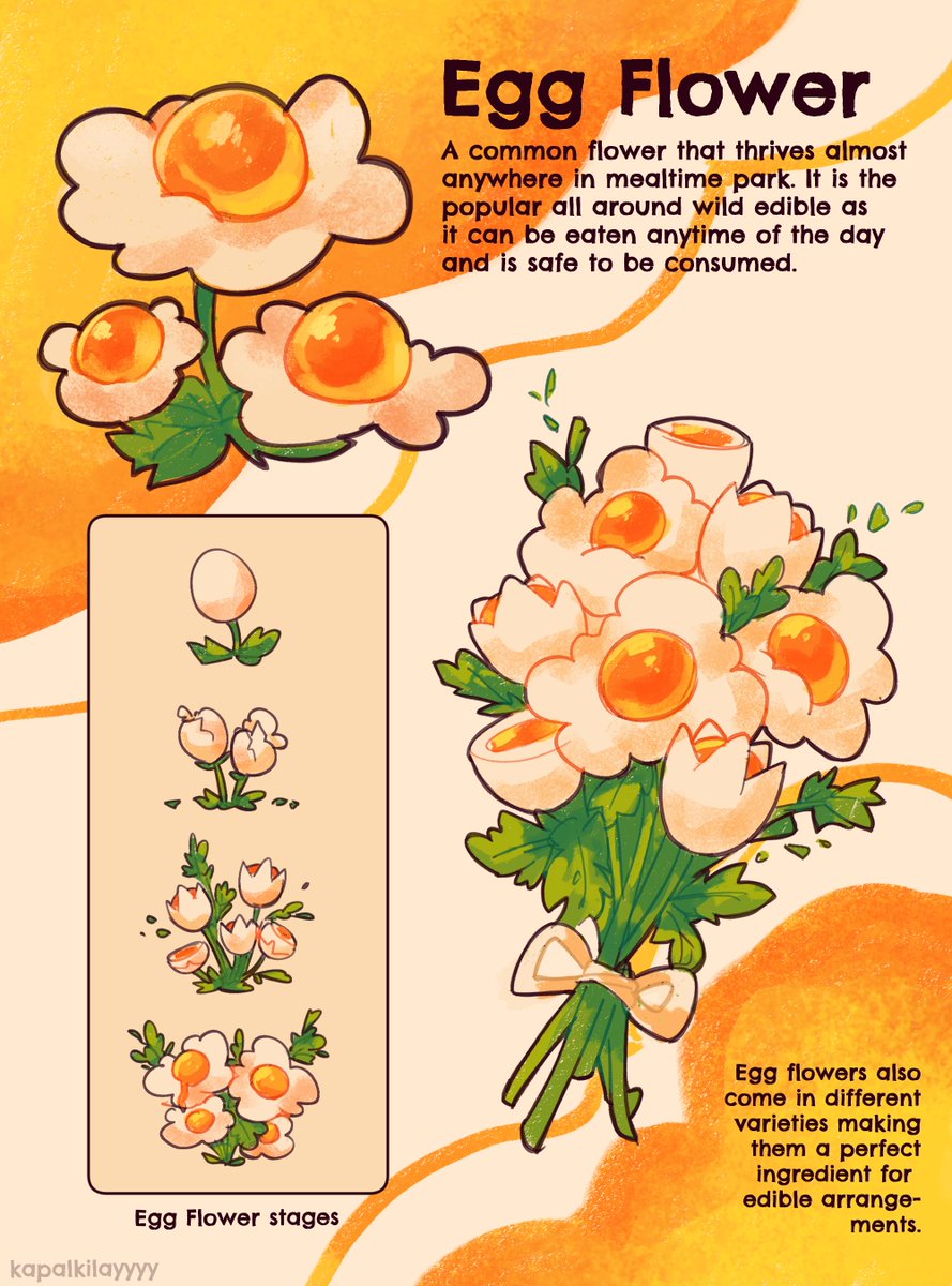 yummy egg flower 🍳