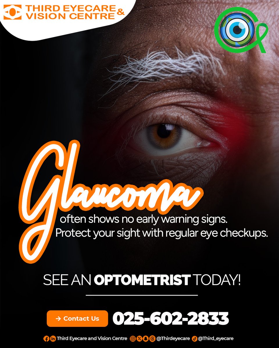 thirdeyecare's tweet image. Don’t wait for symptoms to appear. Glaucoma often shows no early warning signs. Protect your sight with regular eye checkups. 👁️ #Thirdeyecare #GlaucomaAwareness #EyeHealthMatters #SaveYourSight #ProtectYourVision #HealthyEyes #EyeCare #March2026