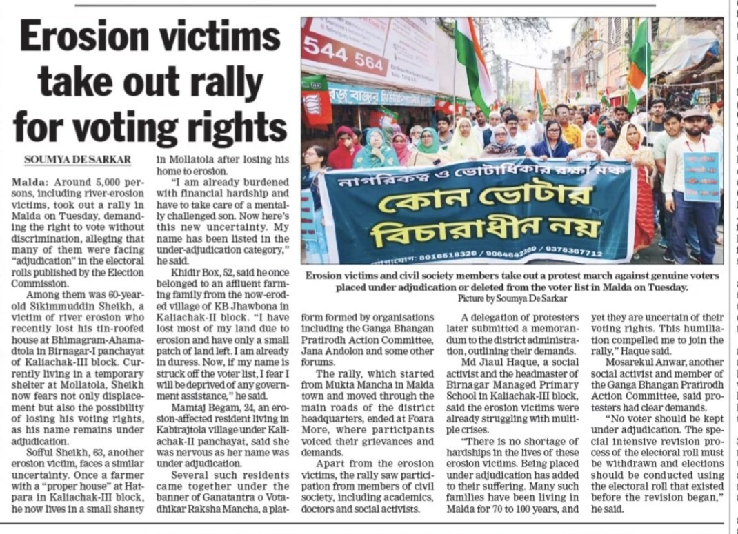 VoiceofMalda's tweet photo. The Telegraph 
11.03.2026

https://t.co/o10UyCz487 https://t.co/Nkp4uo0deD