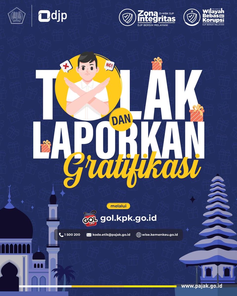 Menyambut Heningnya Nyepi dan Fitrahnya Idulfitri dengan Integritas 

Pemberian hadiah, parsel, atau THR dalam kapasitas pekerjaan dan pelayanan publik adalah bentuk gratifikasi yang wajib kita hindari.