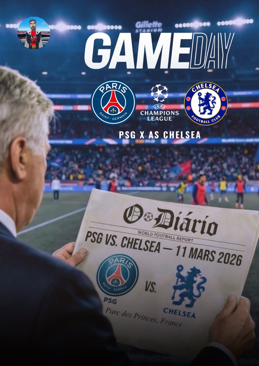 MookieBarbu's tweet photo. Aujourd’hui, c’est jour de LDC, ou plutôt le #PSGDay ! Prêts pour le combat ? ⚔️🔴🔵
PSG - Chelsea , vos pronostics ? 🔥
#PSGCHE I #UCL https://t.co/PCMkv7rRNQ