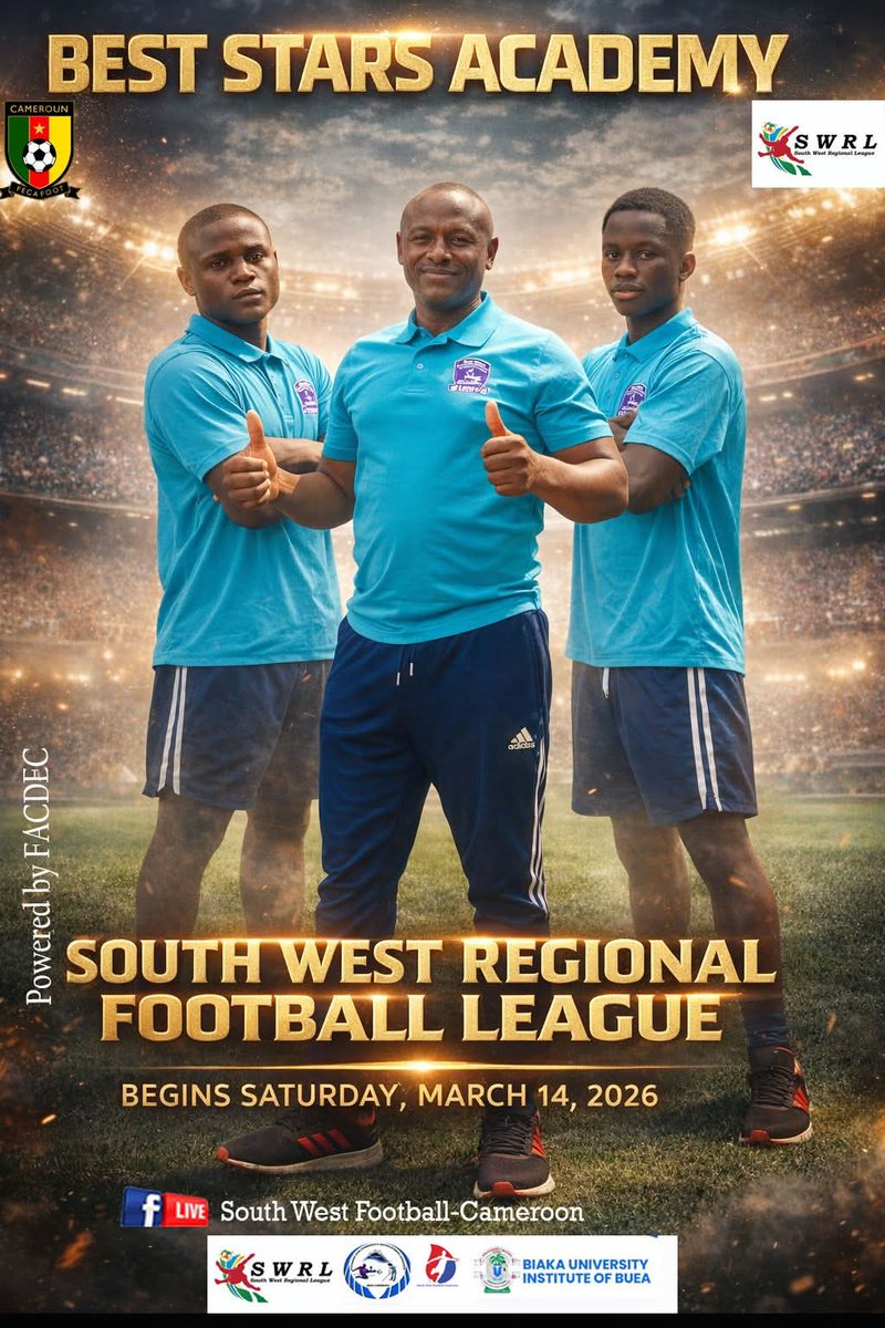 The 2025/26 Southwest Regional League season kickoffs this weekend and will be in action against Fako United in Buea.

📷 Southwest Football Cameroon 

#football #beststarsacademy