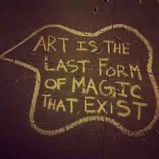 Iets manifest maken dat eerst enkel nog idee was, is zowel de definitie van kunst als van magie.
#schrijven #kunst #alchemist #transformatie