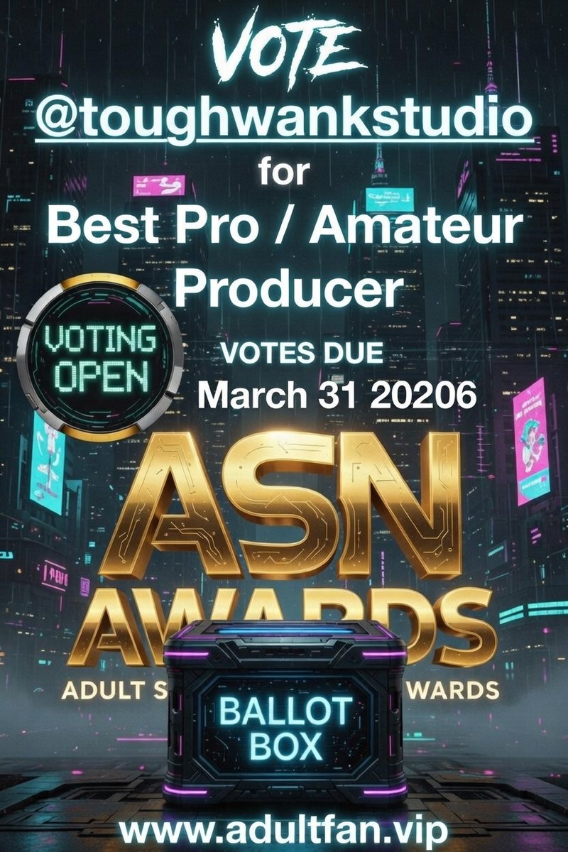 jiggyjaguar's tweet photo. 🔥🍆 #AdultEngage #FilthyFun #NomFilthy https://t.co/i1CSHCMsLX
Horny hell, nominate @toughwankstudio for Best Pro/AM Studio @asnawards! Rude vibes! https://t.co/ZdEXRHixgw