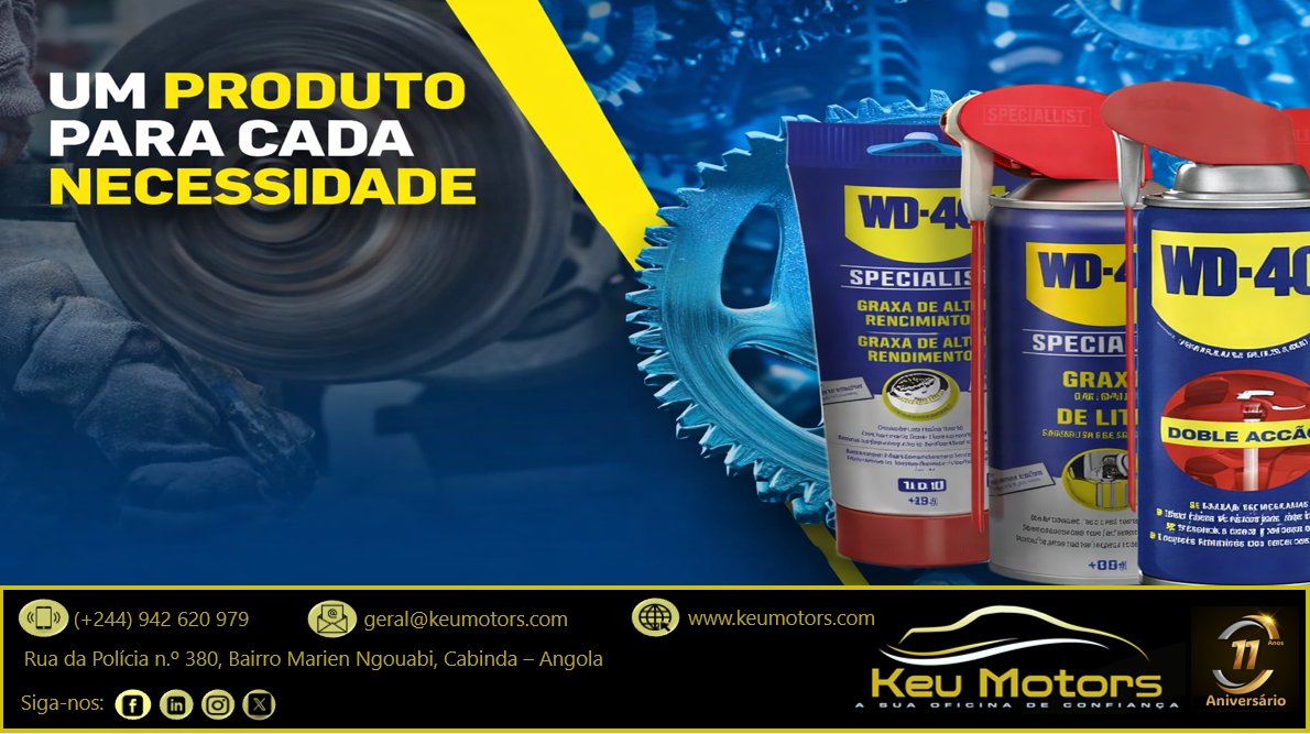 keumotors's tweet image. WD-40 especialista, linha profissional para todas as aplicações que necessita, para um trabalho bem feito!
Estamos à sua espera na Rua da Polícia, de frente ao Largo do Ambiente, na cidade de Cabinda.
#KeuMotors #Cabinda #CastrolAutoService #Multimarcas #WD40Specialist