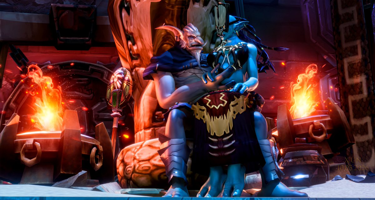 Xun89341809's tweet image. "Rulers of the Desert"

Commission 3D art for anon!

#worldofwarcraft #troll