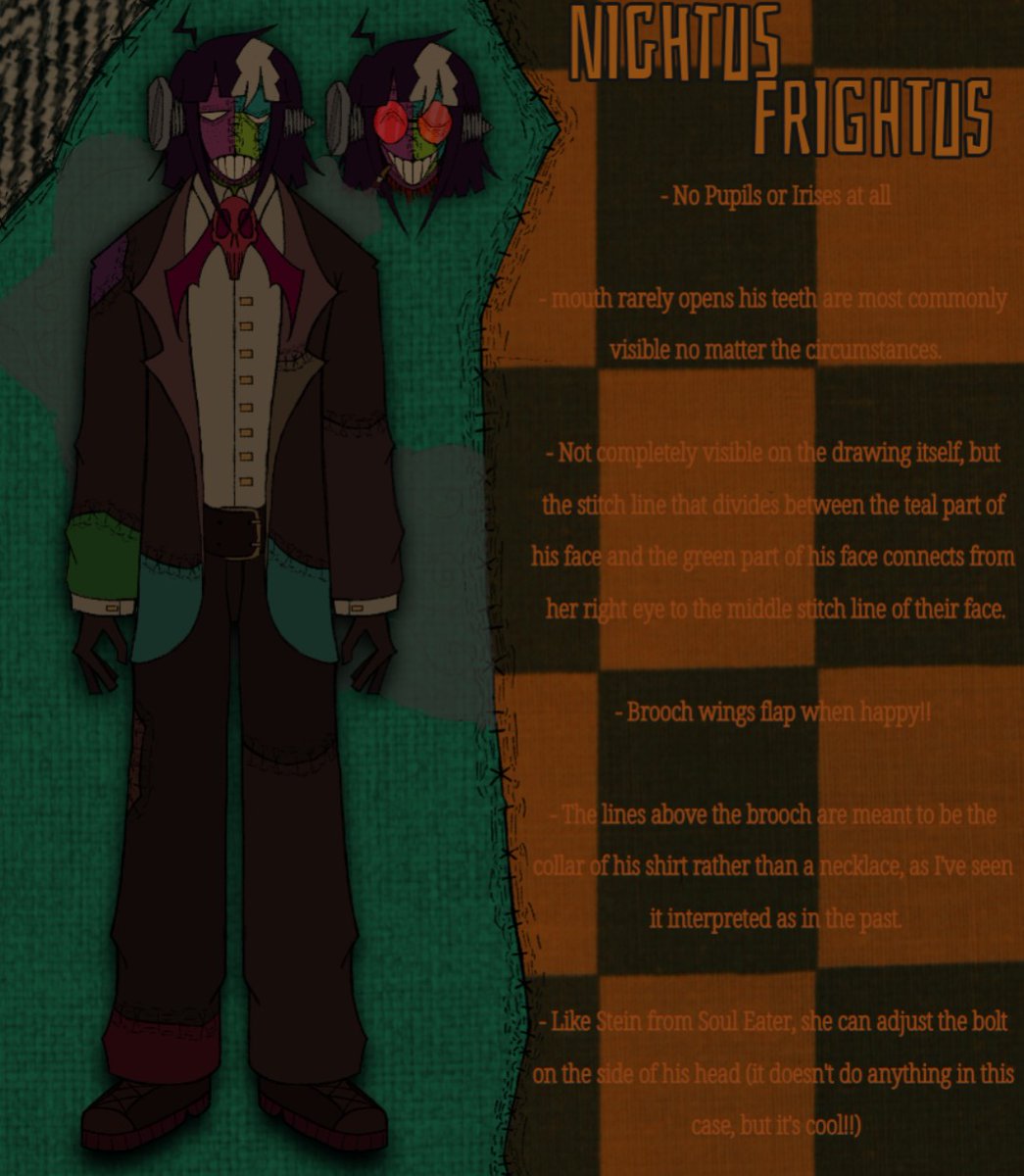 Noot_Loot's tweet photo. Genuinely the old ref sheet was complete donkey shit but we did it team, I finally have a full ref sheet + Sick fucking GIF made by my goat @titcorvid (Love you Robyn :3) https://t.co/24biApp6Vm