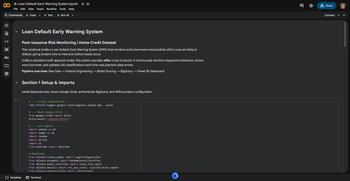 insights_orbit's tweet photo. Nobody talks about this part of a data project. 

The part before the dashboard, before anything looks clean

This is what day 3 of building a Loan Default Early Warning System actually looks like.

Messy. Incomplete. But moving.
Trust the process.

#BuildingInPublic #Day10of30 https://t.co/uVvIijNpgh