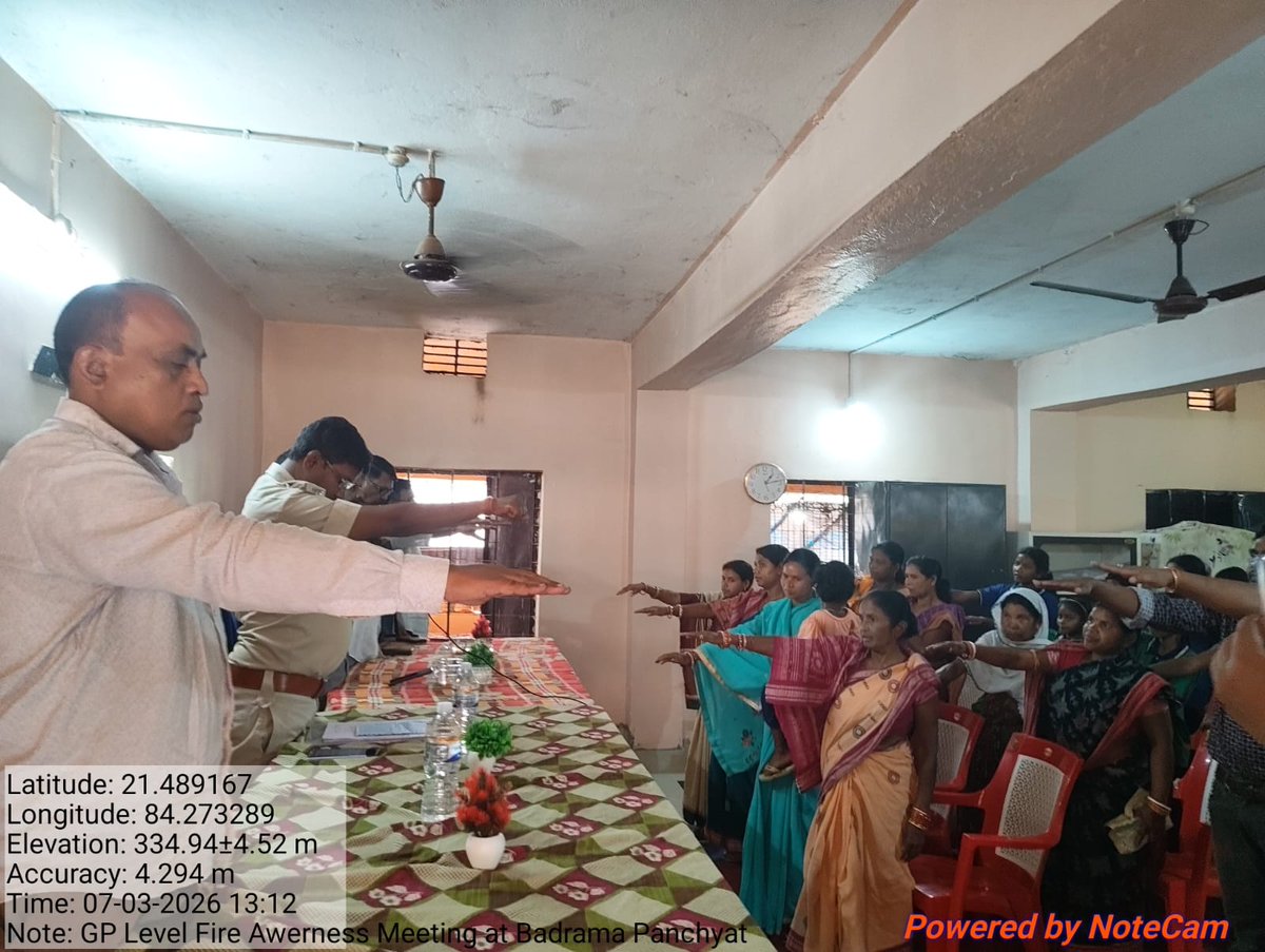 DFO_Bamra's tweet photo. GP Level #Fire 🔥#Awareness Meeting at #Badrama GP, #Badrama Range under #Bamra WL to sensitize villagers on forest fire prevention and encourage community participation to protect forests and wildlife. #CommunitySupport 🌳
@SambalpurRccf @PCCFWL_Odisha @pccfodisha @ForestDeptt https://t.co/baqoZTevFU