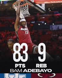 LucianoMat39912's tweet photo. ๐จ BAM ADEBAYO JUST MADE NBA HISTORY ๐จ 83 POINTS. Let that sink inโฆ ๐คฏ Did we just witness the game of the decade? ๐๐ฅ
#BamAdebayo #NBA #NBATwitter #Basketball #MiamiHeat #heatgame #viralpost #NBAHistory #NBANews #SportsAnalytics
https://t.co/FF73kkGuZ0 https://t.co/LRht7PyJdJ