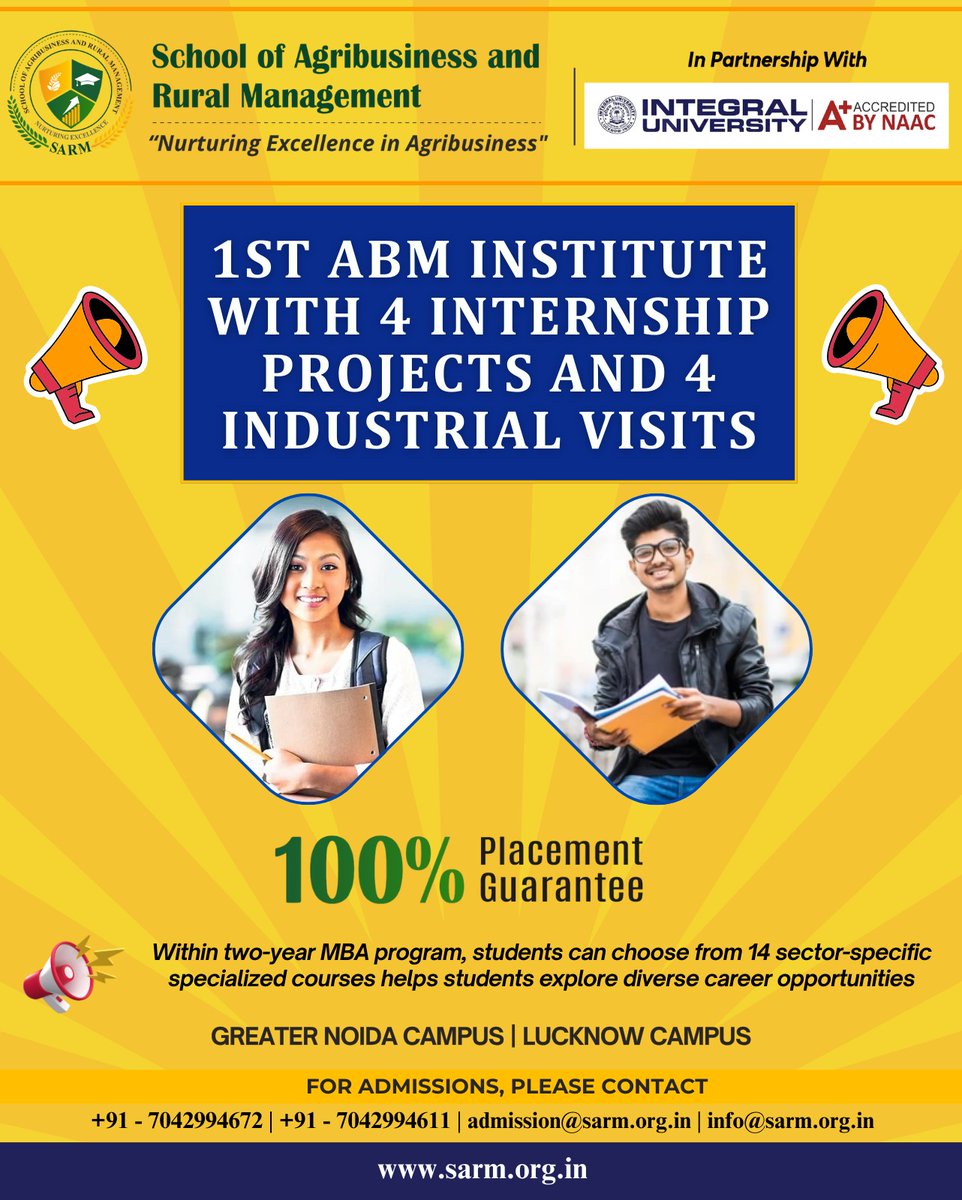 School of Agribusiness and Rural Management tweet media