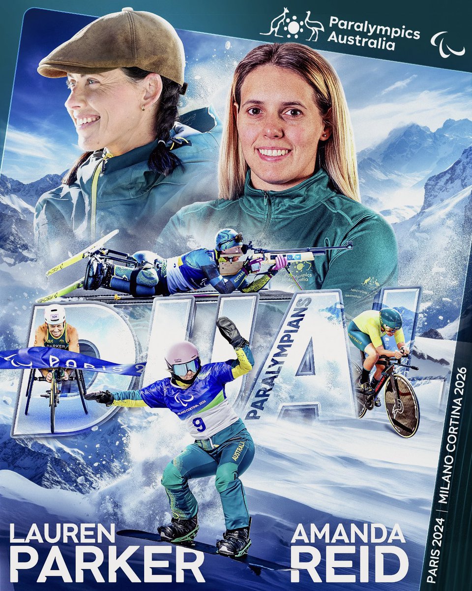 AUSParalympics's tweet image. Paralympic champions Lauren Parker and Amanda Reid are among the athletes representing Australia across both the Summer and Winter Paralympic Games 🇦🇺

Tune in tonight to watch Lauren Parker in action.

#MilanoCortina2026 #Paralympics