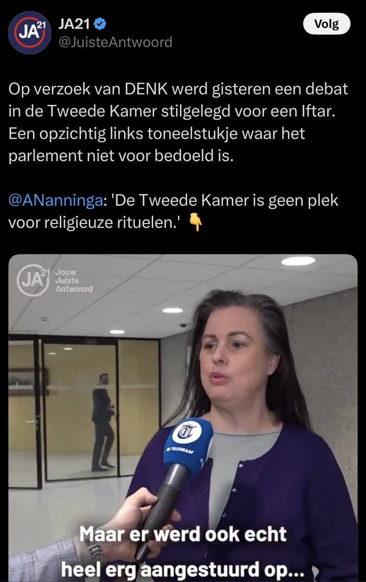 Politieke hypocrisie op rechts… 

Een tweeluik: 

December 2024: “Goed dat de Kamer aandacht heeft voor Joods feest Chanoeka.”

Maart 2026: “Zullen we even schorsen om vasten te breken voor Islamitische collega’s? Boehoe! Kamer is geen plek voor religieuze rituelen!”