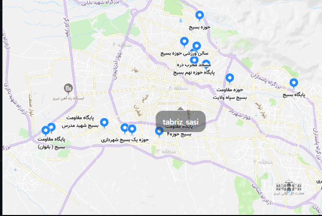 nftllower11's tweet photo. @IDFFarsi The Basij Resistance districts in Tabriz should not be overlooked https://t.co/mi6wuzVp9w