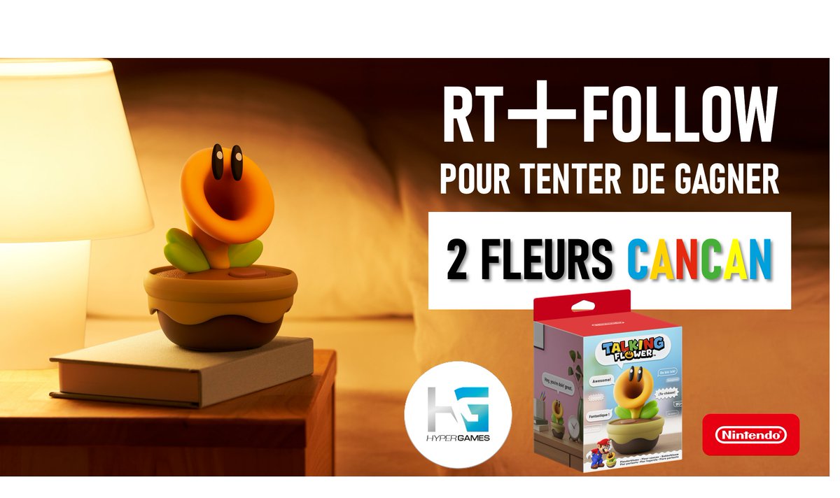 #CONCOURS

Tentez de remportez une Fleur Cancan ! 

➡️RT+Follow <a href="/HypergamesA/">Hypergames Auchan</a> 
➡️Like+Commente avec le #FleurCancan

2 Gagnant(e)s
TAS le 19/03

Règlement : hypergames.com/03/2026/concou…
