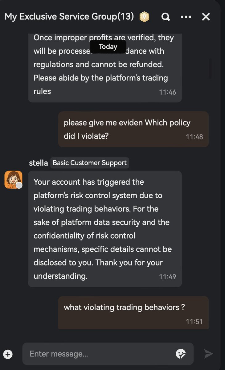 #Deepcoin #DeepcoinScam <a href="/deepcoin_news/">Deepcoin News</a> 
Sàn DeepCoin này lừa đảo, anh em tránh ra nhé. Mình đăng kí chơi thử, cũng có thắng có thua nhưng bổng nhiên hôm nay chúng nó reset tài khoản mình về 0, kêu là mình vi phạm chính sách của chúng nó.