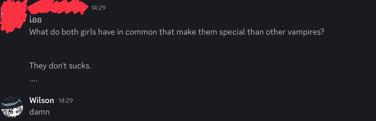 Wilson (comm closed) tweet media