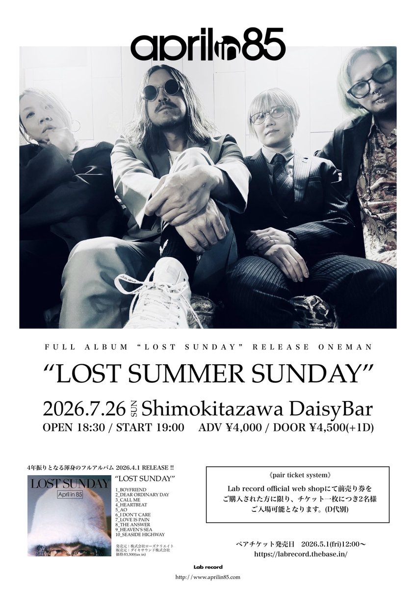 April in 85 official tweet media