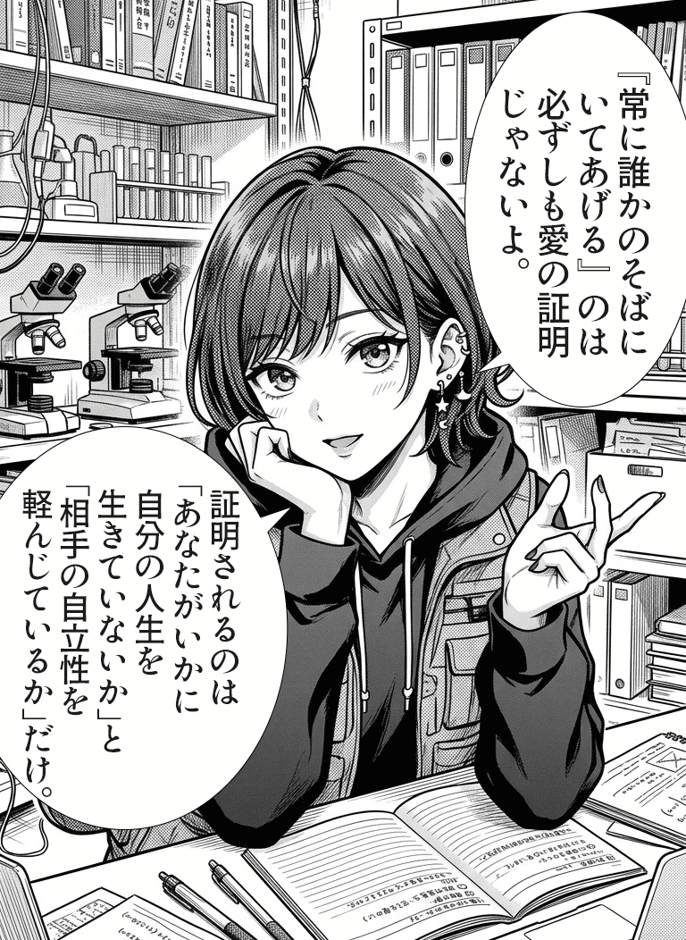 「常にそばにいる」ことは、愛じゃないという話。 