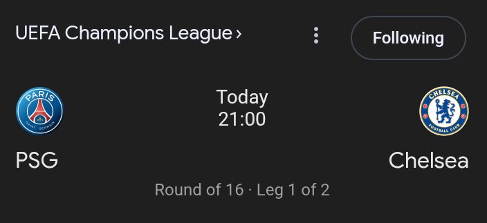 It another day to try our luck again,
     First 2 person to get the correct score go away with 15k👍
      Follow and share let see the lucky ones......👌💙