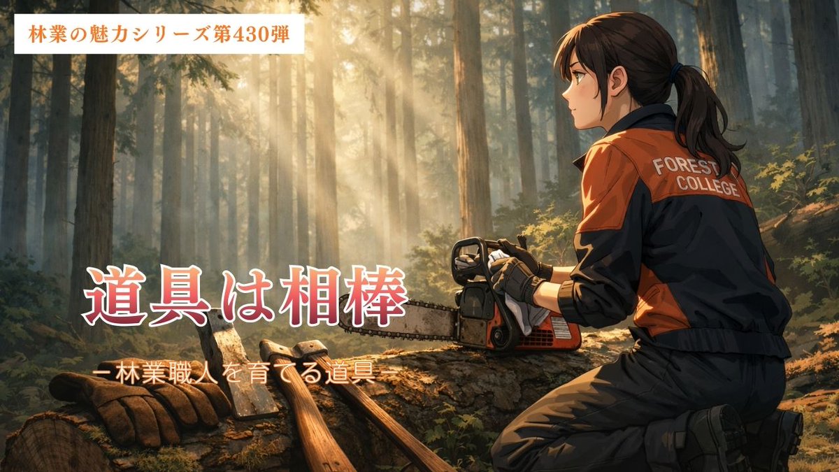 Wooden_tinys's tweet photo. 🌲林業の魅力シリーズ 第430弾
林業の道具はただの道具ではありません。
チェーンソー、楔、斧。
毎日使う道具は仕事の相棒です。
そして不思議なことに、道具を大切にする人ほど仕事も上手くなる。
林業の世界では「道具が人を育てる」と言われます。
👉https://t.co/R3Ds3S0xLX
#林業 #道具 #職人 https://t.co/yJfP9NNQeV