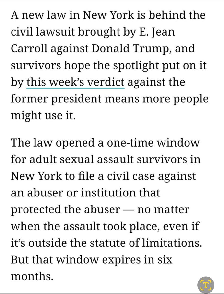 Can anyone explain why the Epstein "victims" haven't laid charges against those who assaulted them? Doesn't that seem a little strange? Forget  the "statute of limitations" we could work around that, like they did for E Jean Carroll, you know, write a new law in a state to give