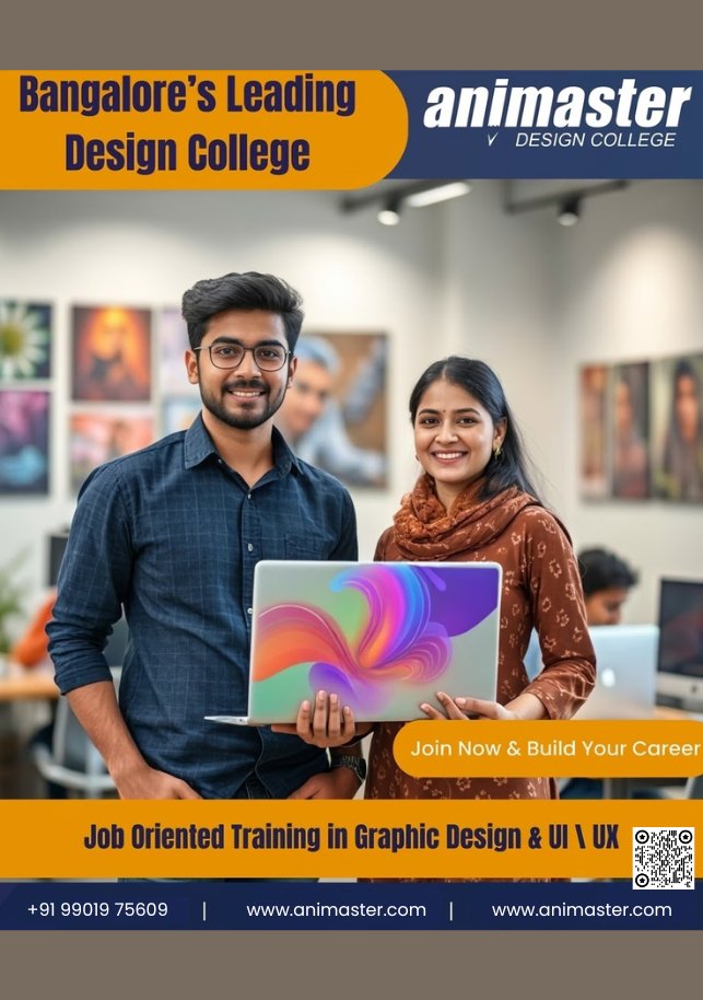 animguru's tweet photo. 🌸 Spring Season Special

Let your creativity blossom into a career.

Join Graphic Design &amp; UI UX Courses at Animaster Design College and get 25% discount this spring season.

⏳ Offer valid till 18 March 2026

📍RT Nagar, Bengaluru
📞+91 99019 75609

🔗 https://t.co/SP7fyuQKpF https://t.co/fJDLVFKS1b