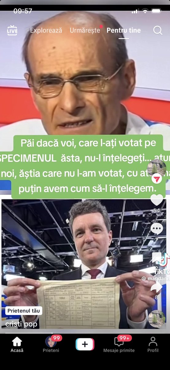 De ce l-ati susținut și ați mâncat rahat despre oameni competenți, în afară de interesele voastre mizerabile vm.tiktok.com/ZNRutHx78/