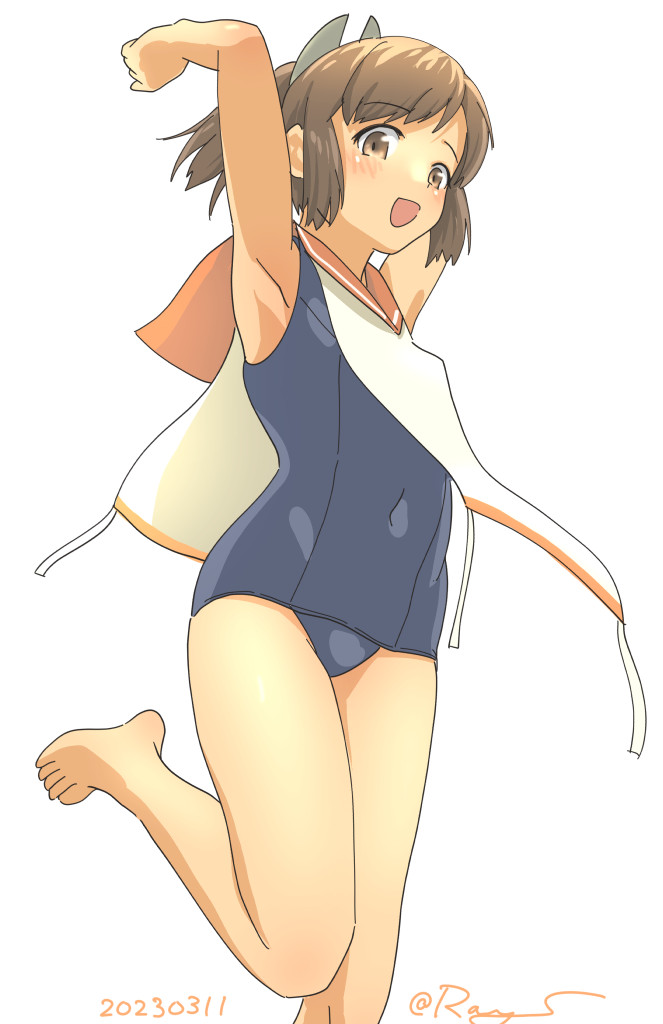 伊401(艦これ) 「今日はしおいちゃんの進水日ですね。」|Ray.Sのイラスト