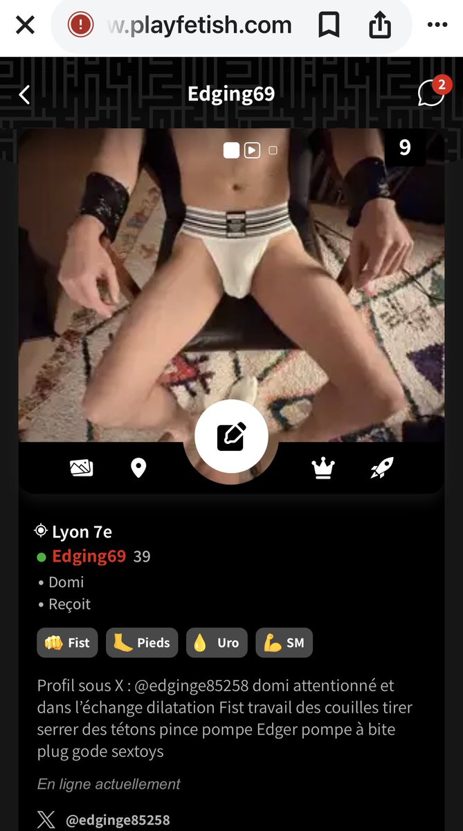EdgingE85258's tweet photo. 😈Retrouve-moi sur @PlayFetish pour des rencontres #fetish et #kinky !
👉 Inscris toi grâce à mon lien https://t.co/MDtPWmPtS9 https://t.co/HZCbIt9Ozd