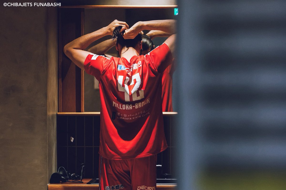 うちの敏腕オフィシャルカメラマンが見事な隠し撮りに成功しました........📸

#千葉ジェッツ #クエンティン・ミロラ・ブラウン #初公開