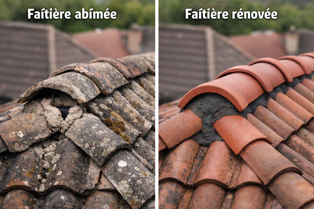14Couverture's tweet image. Avant / Après : faîtière rénovée à Mondeville 🏠
Ciment abîmé → réparation complète ✅
Toiture étanche et solide avec MS Couverture 14

📍 Mondeville, Caen, Ifs
🌐 mscouvertures.fr/nettoyage-de-t…

#CouvreurMondeville #FaîtièreAbîmée #RéparationToiture #ToitureEtanche #MSCouverture14