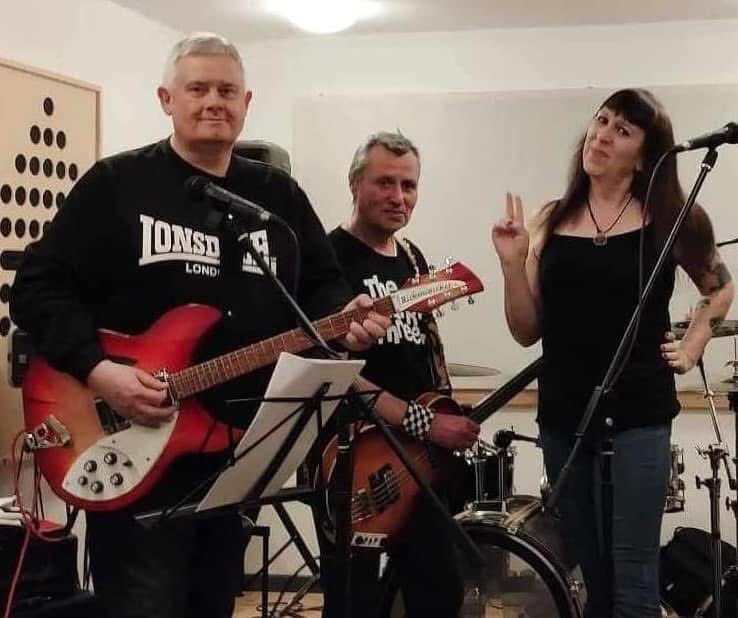 TheMarkThree's tweet photo. The Mark Three return to the recording studio in May 2026 to continue work on our second album 😃 https://t.co/POhnxUD7hX