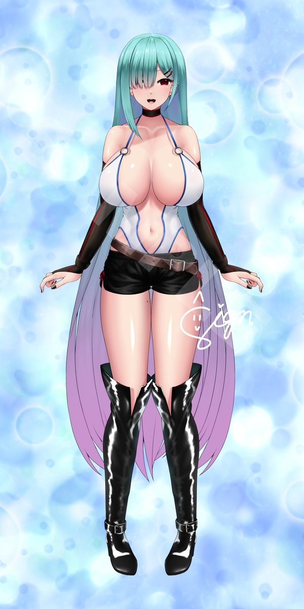 個人VTuberの天城BB様の新規立ち絵イラストを制作させていただきました!
前よりおっきいです!何がとは言わないですけど 