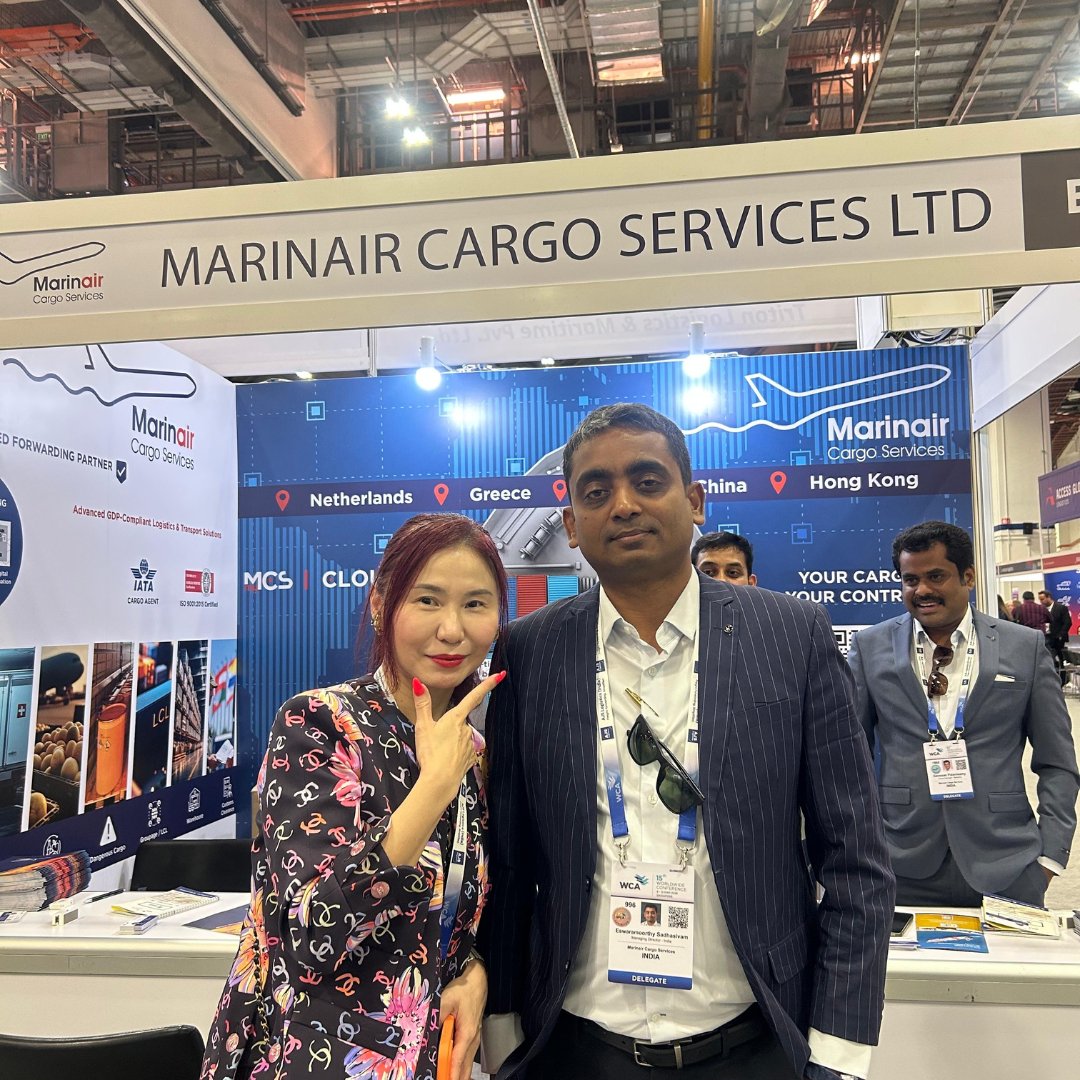 Marinair_Cargo's tweet image. Day 3 at #WCAWorldwide 2026 in Singapore.

Great to reconnect with partners and meet new freight forwarders from across the global logistics network.

Strong partnerships keep supply chains moving.

📍 Booth E36

#FreightForwarding #Logistics #Marinair @wca_world