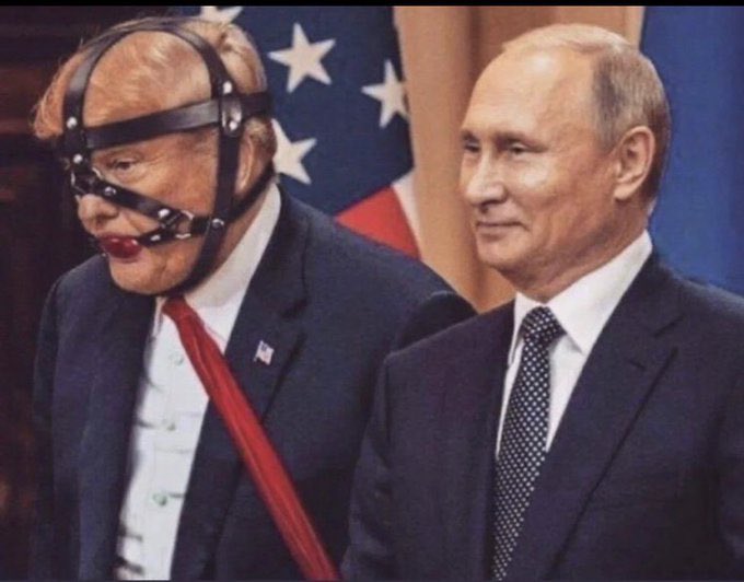 Trump is completely cucked by Putin. 

Russia gets Americans killed in the Middle East by helping Iran with targeting, and Trump’s answer is to remove sanctions on Russia