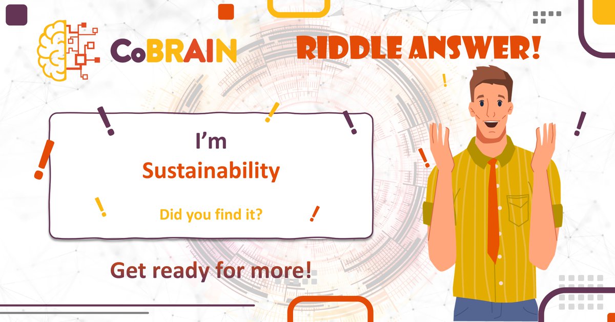 CoBRAIN_P's tweet image. 💚 You got it! This month’s #KidsCorner answer was #Sustainability.
From eco-friendly #coatings to smarter materials, @CoBRAIN_P is helping build a better future—one #innovation at a time.

Let’s keep thinking green together! 🌱
👉 cobrain-project.eu/kids-corner/

#HorizonEU