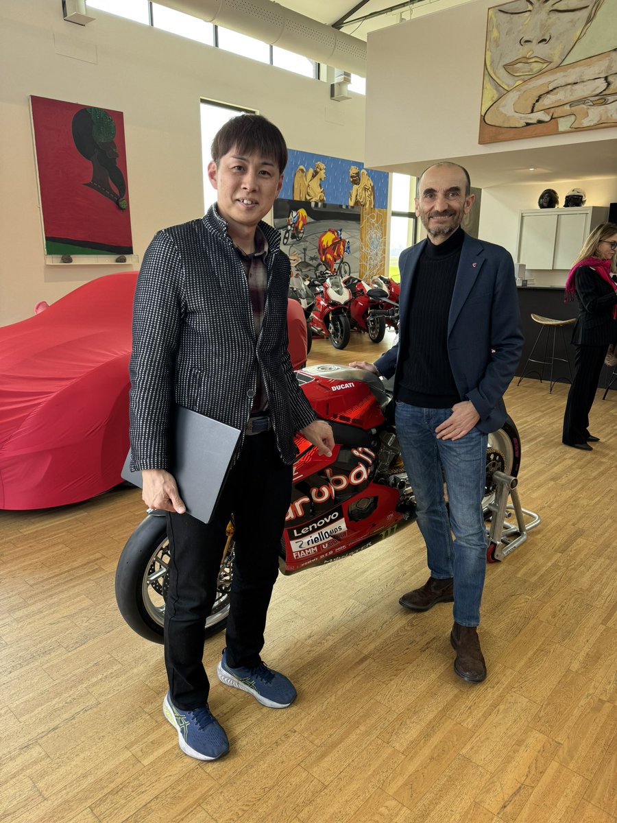 国家1級整備士の国際ライダーANDY tweet media