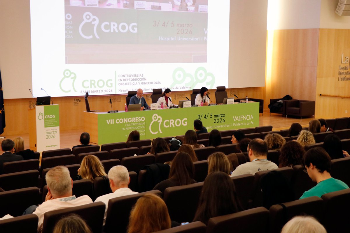 HospitalLaFe's tweet photo. 🏥El @HospitalLaFe reúne más de 250 profesionales en Obstetricia y Ginecología en el VII Congreso #CROG
🥼Más de 30 expertos nacionales debatieron sobre controversias en Reproducción, Obstetricia y Ginecología
🗞️https://t.co/H2TNqeBKJC https://t.co/sJWvcQl2Cw