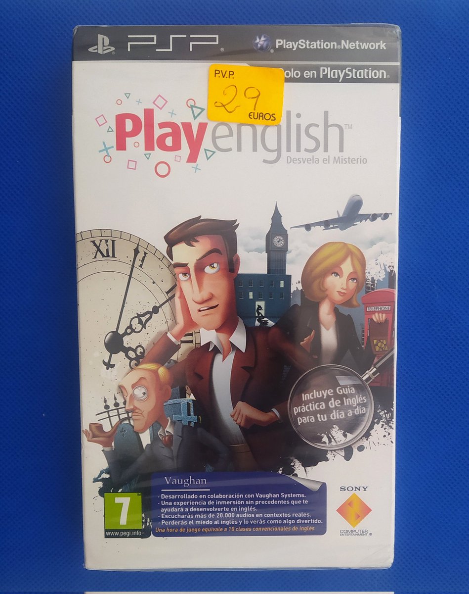 RafaR49914264's tweet photo. N° 159 PlayEnglish #psp #sony #juegos https://t.co/IlancAo8uG