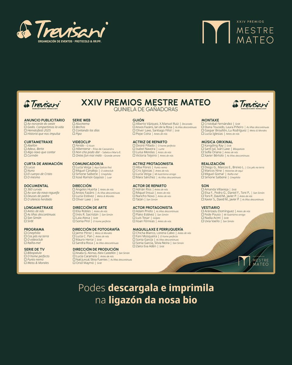 Academia Galega do Audiovisual tweet media