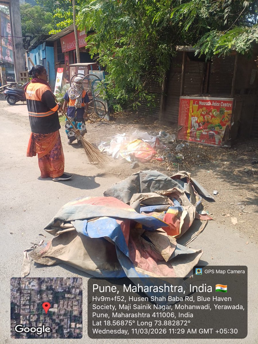 RaviRTOfficial's tweet image. प्रतीक नगर चौक येथे पडून असलेल्या राडारोड्याबाबत नागरिकांच्या तक्रारी आल्यानंतर तात्काळ दखल घेत अधिकाऱ्यांना सूचना दिल्या. त्यानंतर तत्काळ कारवाई करत हा राडारोडा हटवून रस्ता मोकळा करण्यात आला आहे. 
- नगरसेवक रवी टिंगरे
#suniltingre #RaviTingre #CleanPune #PMC #NCP 

@PMCPune