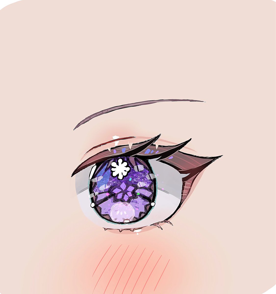 @isuinu3 塗って見ました!個人的にまつ毛の中は薄茶、跳ねてる部分は黒で塗った方が好きですね。したまつ毛も塗った方が個人的に好みです。目の下や瞼にハイライト入れるのも綺麗です。 