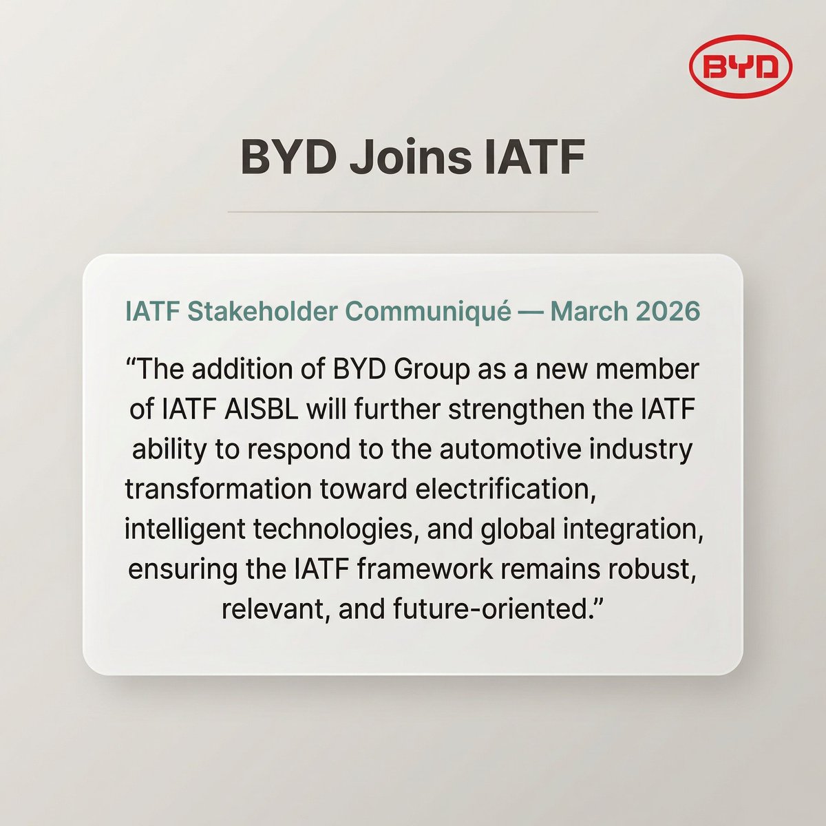 BYD Global tweet media