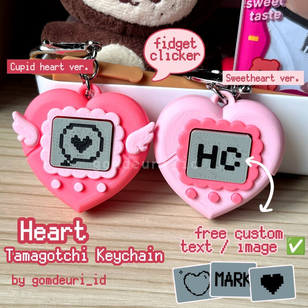 gomichan ʕ·ᴥ·ʔ PO heart tamagotchi clicker 📌 tweet media