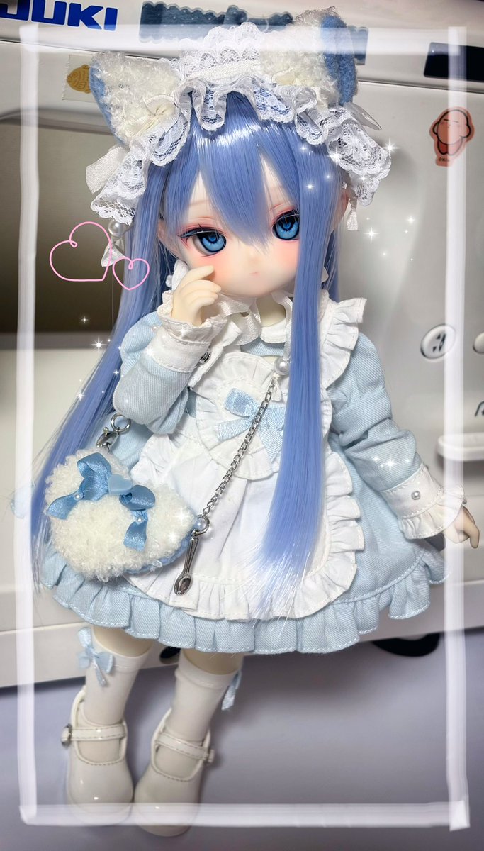 mk_yd_doll's tweet photo. ソフビ盛りTinyFox 01Sヘッドさん🩵🍨 https://t.co/iEt3WP0ntS