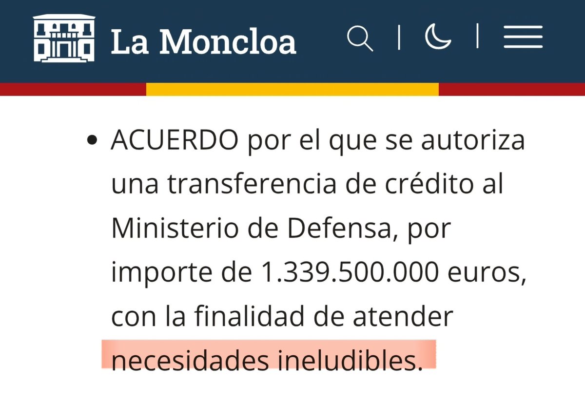 Desde luego, no se puede ser más explícito.
El Consejo de Ministros de ayer 👇🏻👇🏻